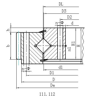 11系列外齒型回轉(zhuǎn)支承